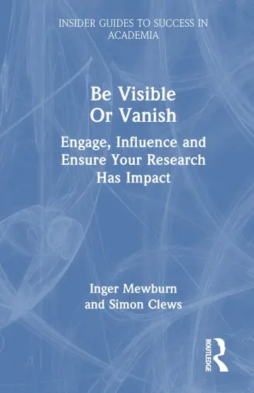 Cover of Be Visible or Vanish
