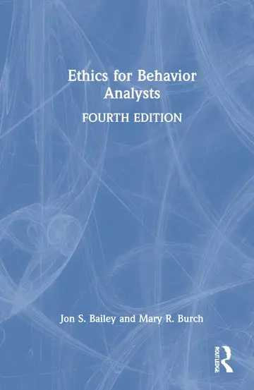 Cover of Ethics for Behavior Analysts
