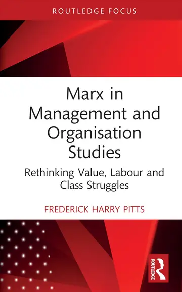 Cover of Marx in Management and Organisation Studies