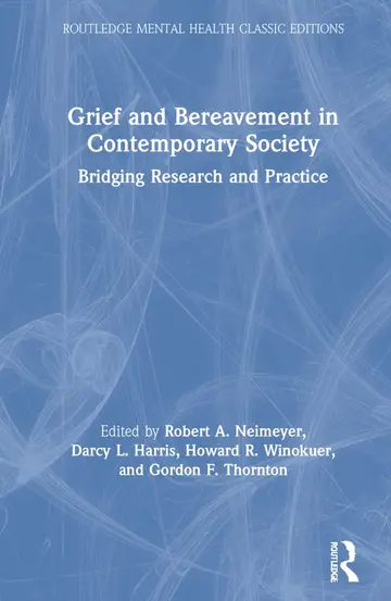 Cover of Grief and Bereavement in Contemporary Society