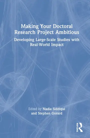 Cover of Making Your Doctoral Research Project Ambitious