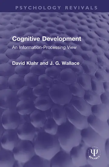Cover of Cognitive Development