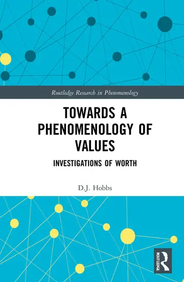 Cover of Towards a Phenomenology of Values
