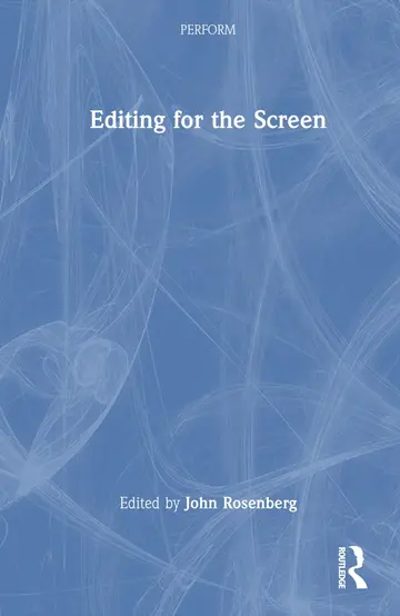 Cover of Editing for the Screen