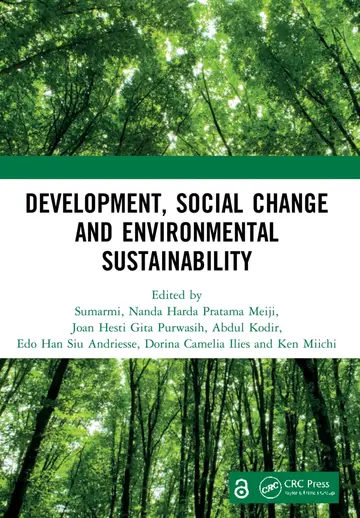 Cover of Development, Social Change and Environmental Sustainability