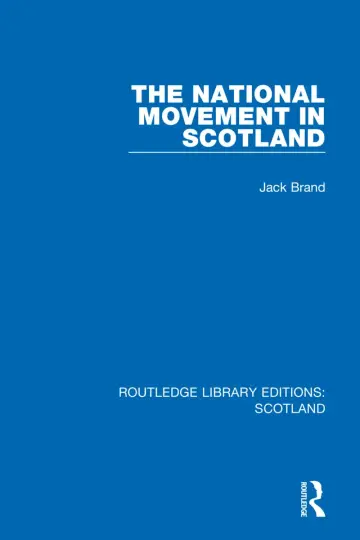 Cover of The National Movement in Scotland