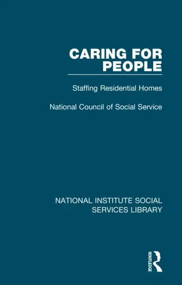 Cover of Caring for People