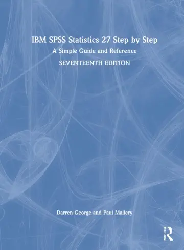 Cover of IBM SPSS Statistics 27 Step by Step