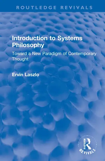 Cover of Introduction to Systems Philosophy