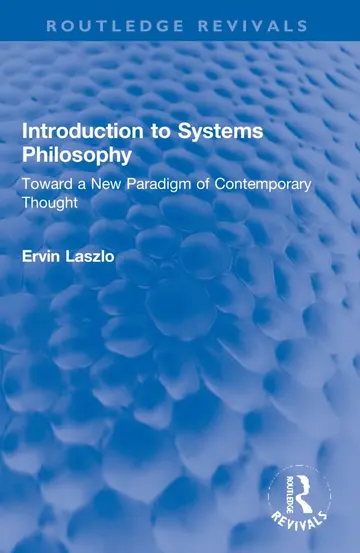 Cover of Introduction to Systems Philosophy