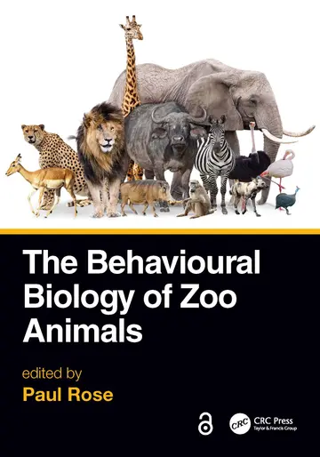 Cover of The Behavioural Biology of Zoo Animals