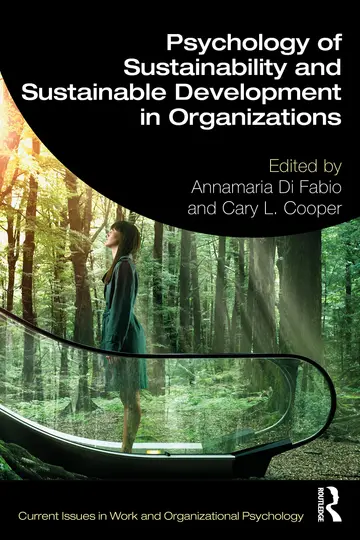 Cover of Psychology of Sustainability and Sustainable Development in Organizations
