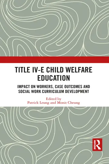 Cover of Title Iv-e Child Welfare Education