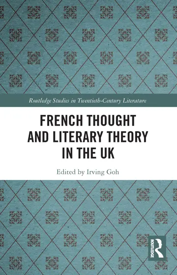 Cover of French Thought and Literary Theory in the Uk