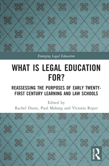 Cover of What Is Legal Education For?