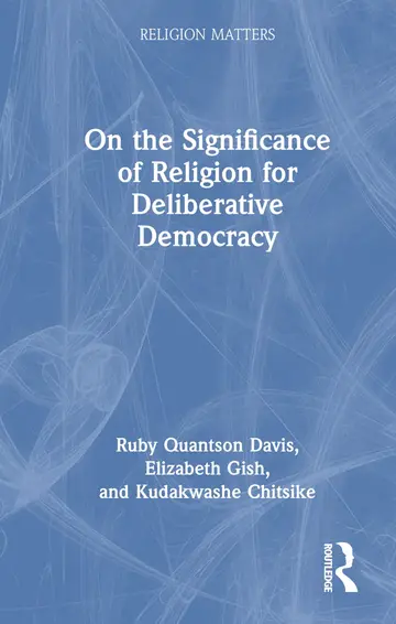 Cover of On the Significance of Religion for Deliberative Democracy
