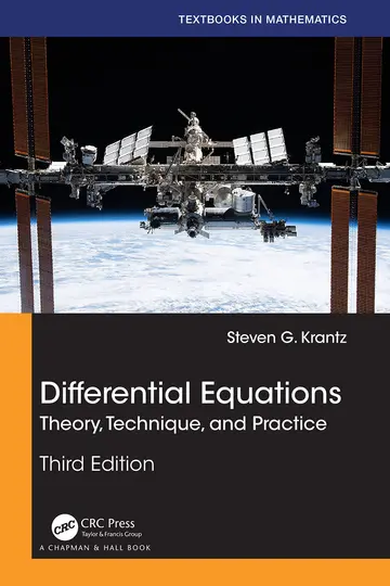 Cover of Differential Equations Theory Technique and Practice 3Ed