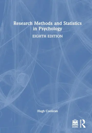 Cover of Research Methods and Statistics in Psychology