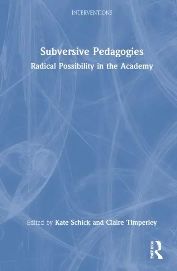 Cover of Subversive Pedagogies
