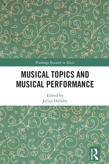 Cover of Musical Topics and Musical Performance