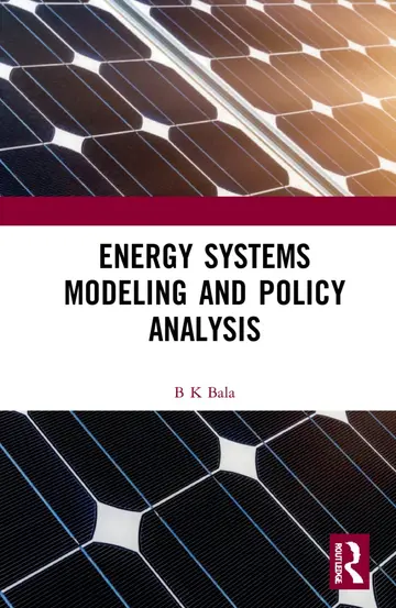 Cover of Energy Systems Modeling and Policy Analysis