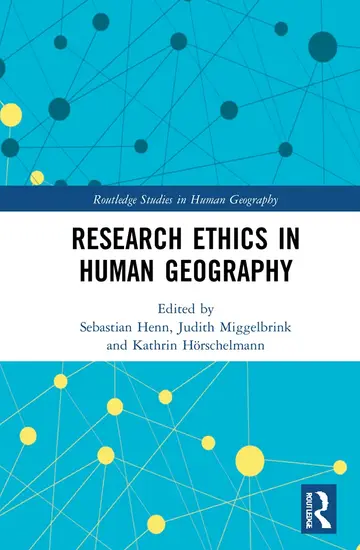 Cover of Research Ethics in Human Geography