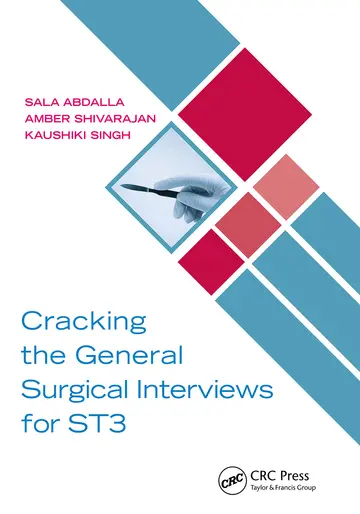 Cover of Cracking the General Surgical Interviews for St3