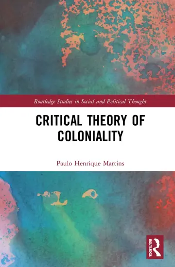 Cover of Critical Theory of Coloniality
