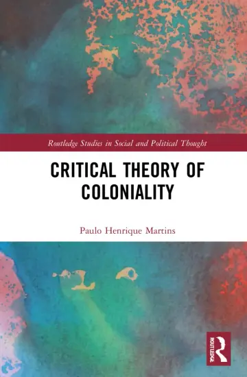 Cover of Critical Theory of Coloniality