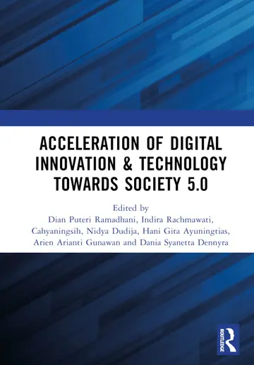 Cover of Acceleration of Digital Innovation & Technology Towards Society 5.0