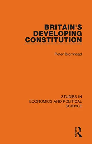Cover of Britain's Developing Constitution
