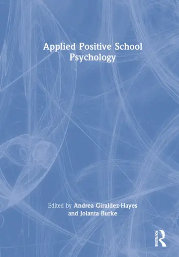 Cover of Applied Positive School Psychology