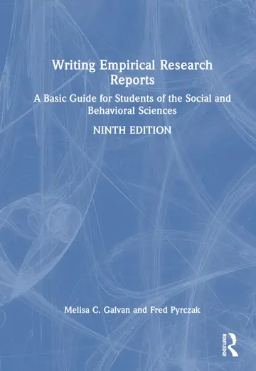 Cover of Writing Empirical Research Reports