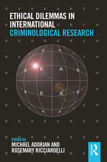 Cover of Ethical Dilemmas in International Criminological Research