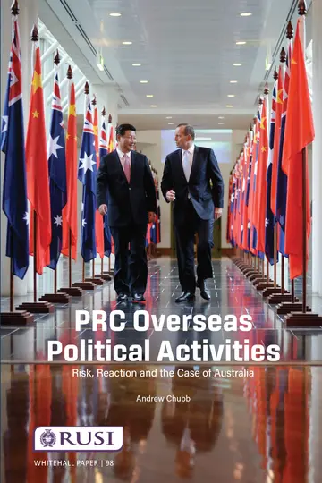 Cover of Prc Overseas Political Activities