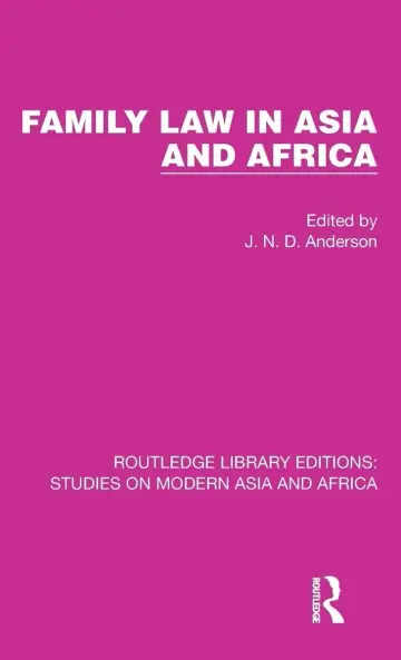 Cover of Family Law in Asia and Africa