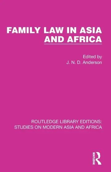 Cover of Family Law in Asia and Africa