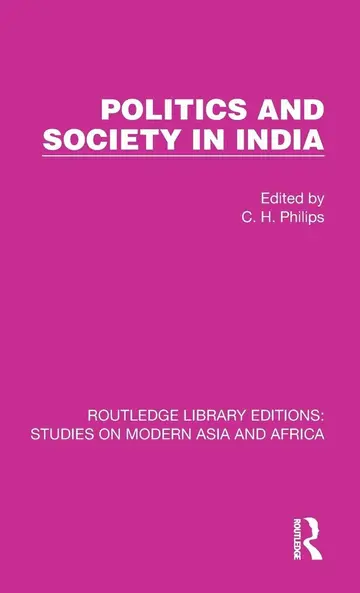 Cover of Politics and Society in India