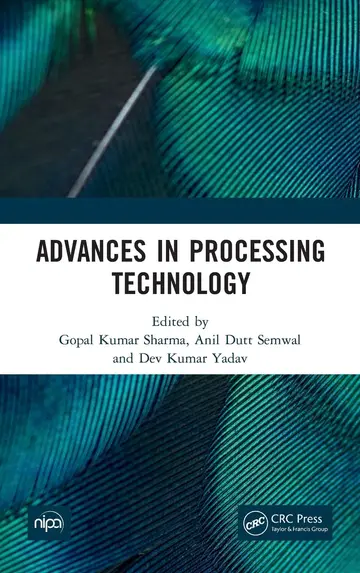 Cover of Advances in Processing Technology