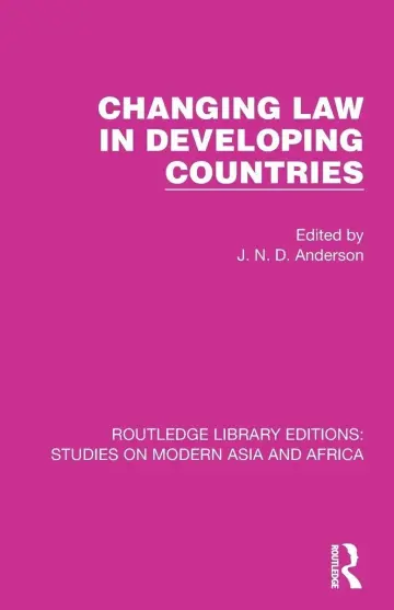 Cover of Changing Law in Developing Countries