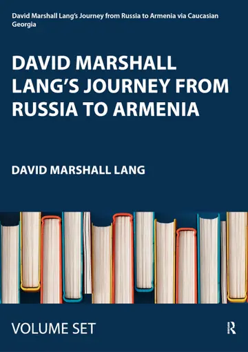 Cover of David Marshall Lang's Journey from Russia to Armenia
