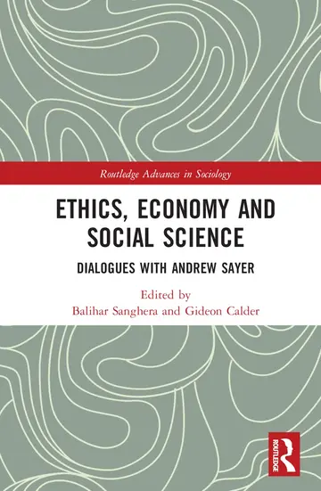 Cover of Ethics, Economy and Social Science