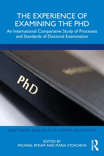 Cover of The Experience of Examining the Phd