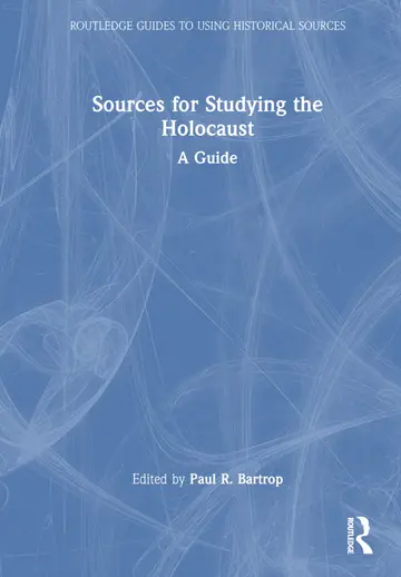 Cover of Sources for Studying the Holocaust