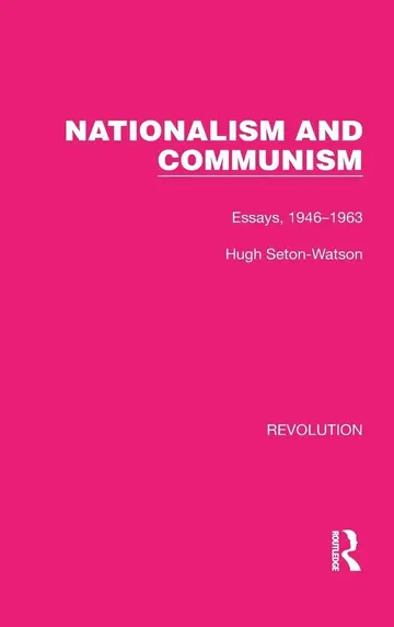 Cover of Nationalism and Communism