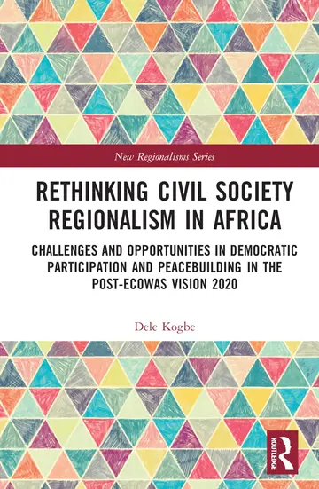 Cover of Rethinking Civil Society Regionalism in Africa