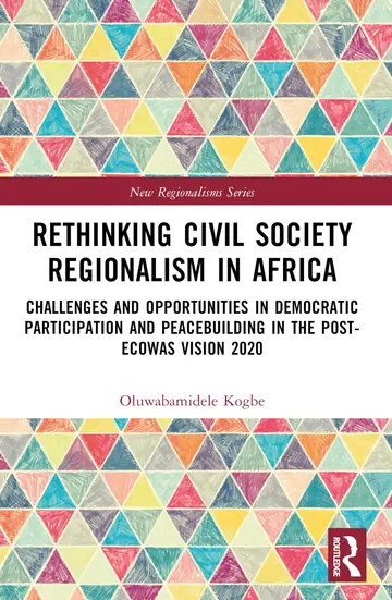 Cover of Rethinking Civil Society Regionalism in Africa