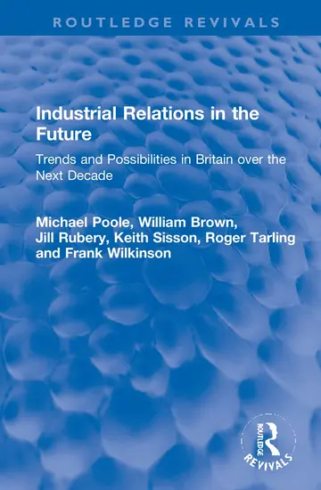 Cover of Industrial Relations in the Future