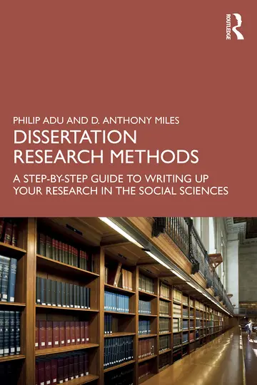 Cover of Dissertation Research Methods