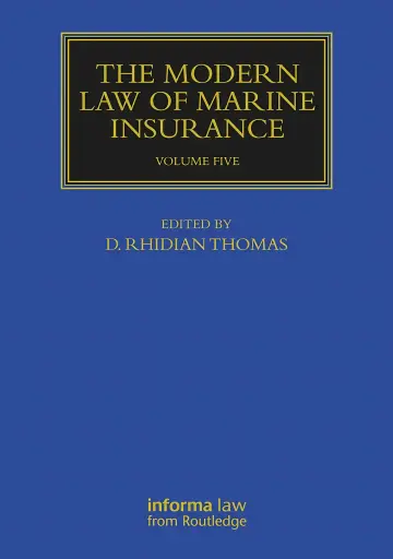 Cover of The Modern Law of Marine Insurance